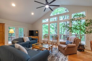 スマートテレビ、暖炉