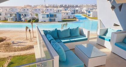 3-bedroom chalet in enchanting fouka bay محافظة مطروح with AC, WiFi