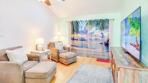 Smart-TV, Kamin, Drucker