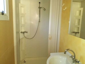 Shower, hair dryer