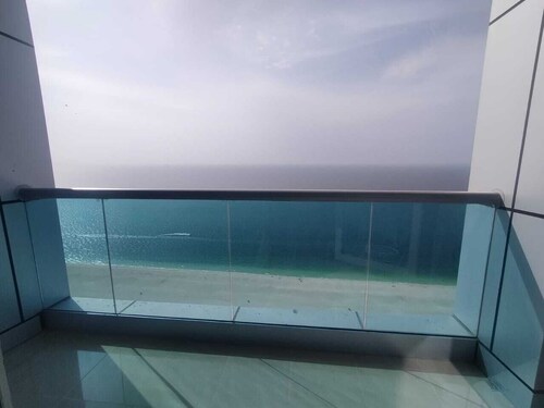 Two-bedroom hotel apartment with a living room and a sea view, VIP