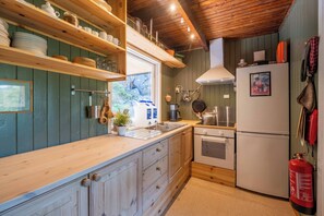 캐빈, 침실 3개, 발코니, 정원 전망 | 내부