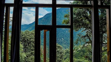 Casa de campo, 2 camas de casal, vista para a montanha | Roupas de cama de algodão egípcio, roupas de cama premium