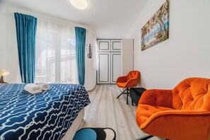 1 chambre, fer et planche Ă repasser, Wi-Fi gratuit, draps fournis