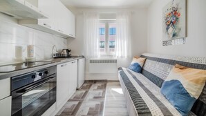 Family Apartment, 1 Bedroom, Microwave (Rooftop Terrace Apartment in Zagreb) | Private kitchen - Rooftop Terrace Apartment in Zagreb Lower Town (Zagreb)