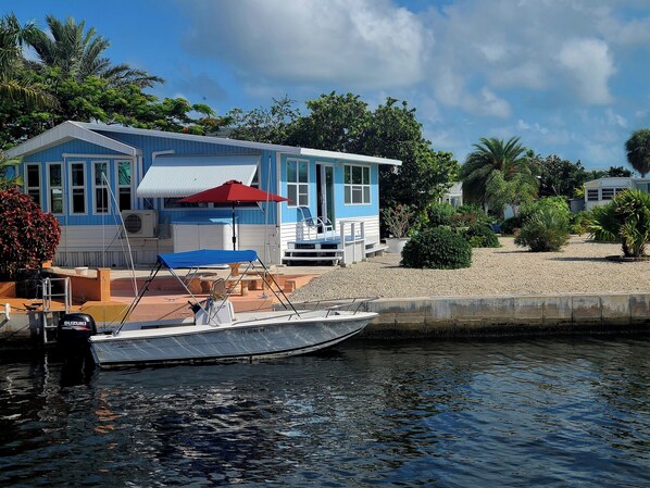 keep your boat out steps away, seconds to open water