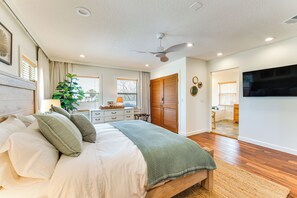 House (3 Bedrooms) | Interior - Walk to Gulf: Luxe Luau-themed Gem in Holmes Beach (Holmes Beach)