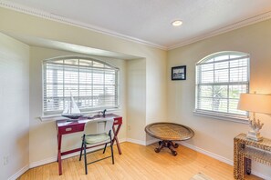Interior - Intracoastal Views & Deck: Surfside Beach Home (Freeport)