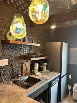 Studio | Private kitchen | Fridge, coffee/tea maker, toaster - Beachview 326 Studio (Gulf Shores)