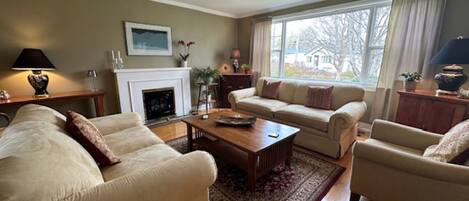 TV connectée, cheminée