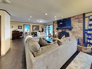 Smart TV, fireplace, video games, table football - Sunset Cove | Pet-Friendly w/ Heated Pool + Game Room (Dandridge)