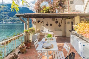 Apartment | Terrace/patio - Terrace on Orrido di Nesso Waterfall by Rent all Como (Nesso)