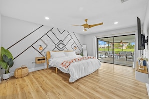 3 bedrooms, desk, iron/ironing board, free WiFi