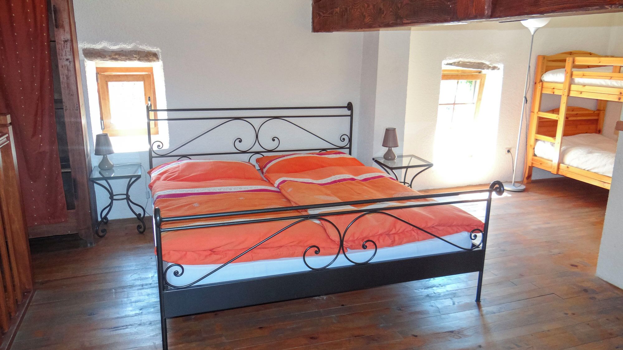 Ferienhaus, Gartenblick