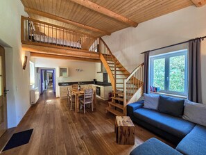 House, Balcony, Garden View | Living area