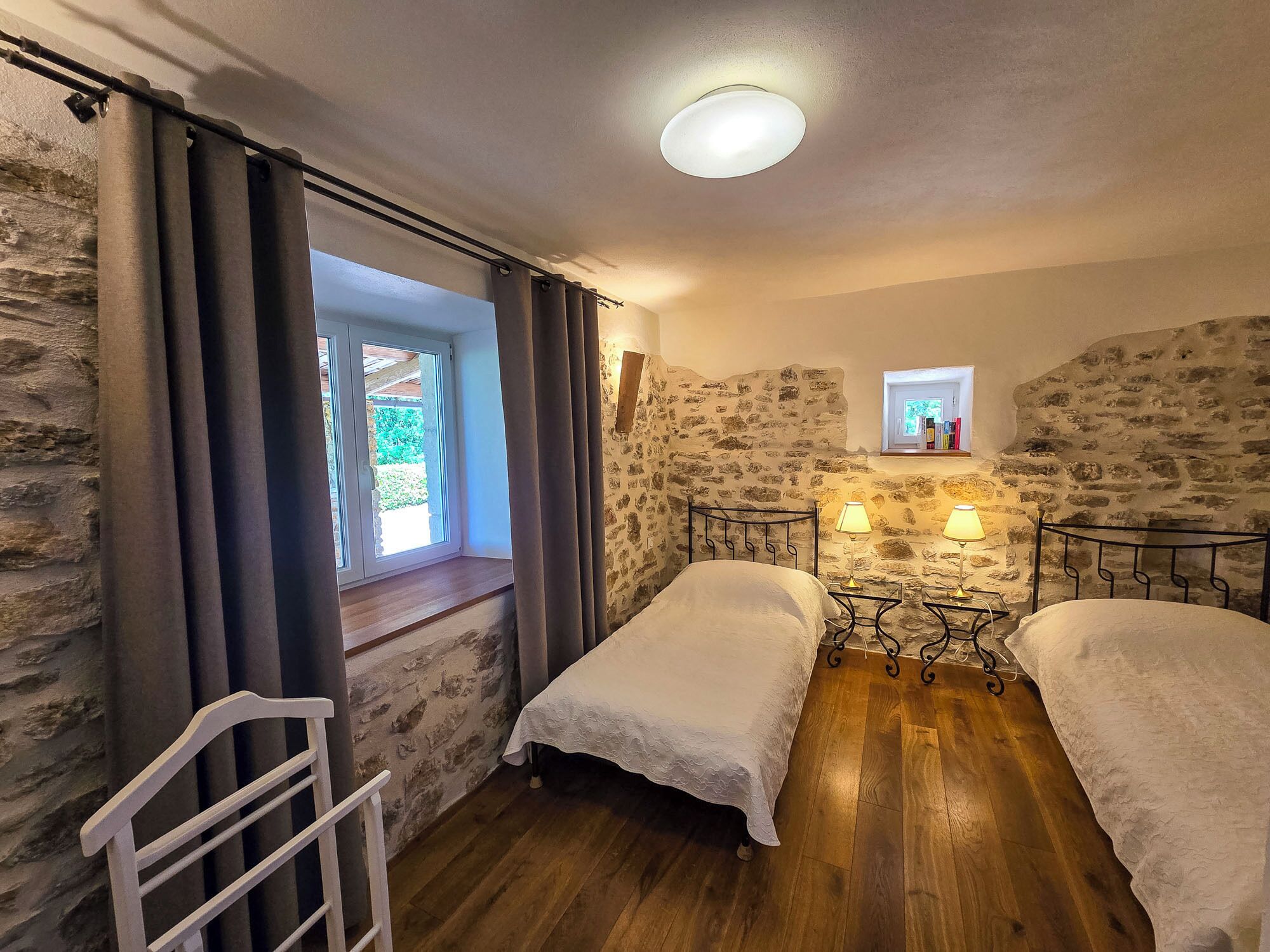 Ferienhaus, Gartenblick