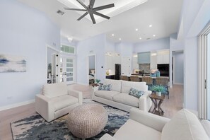 House, Multiple Beds (2023 custom built home with heated po) | Living area - 2023 Custom Built Home With Heated Pool and hot tub (Marco Island)