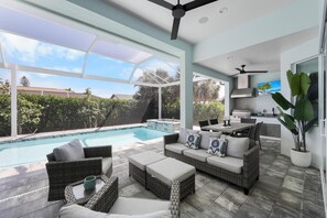 House, Multiple Beds (2023 custom built home with heated po) | Outdoor dining - 2023 Custom Built Home With Heated Pool and hot tub (Marco Island)