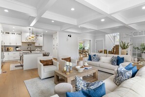 Smart TV, DVD player, books, video library