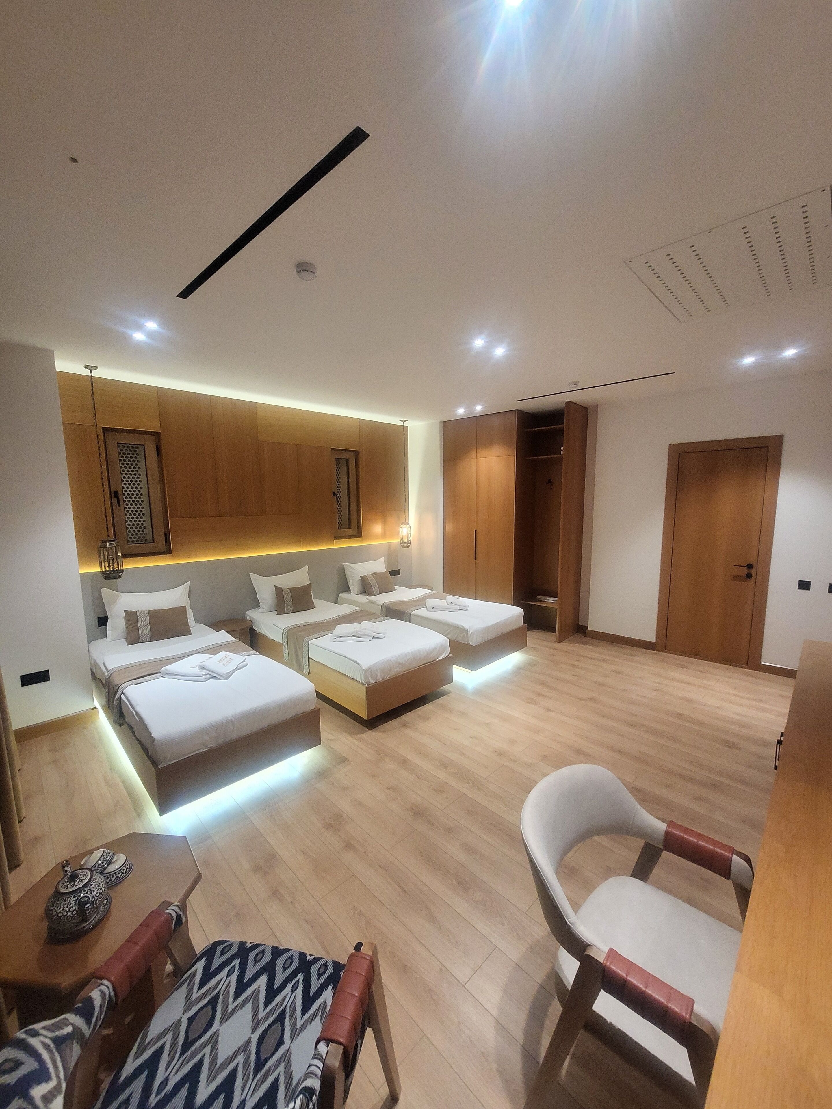 Superior Triple Room, City View | Blackout curtains, soundproofing, iron/ironing board, free WiFi