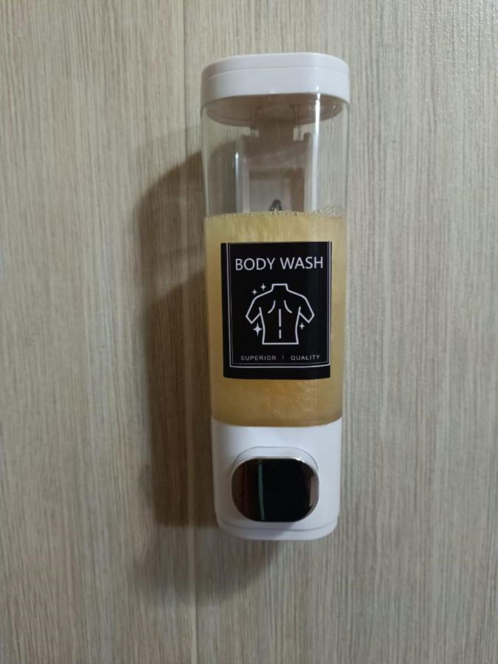 Shower, towels, soap, toilet paper