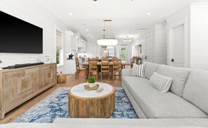 Smart-TV og stereoanlegg