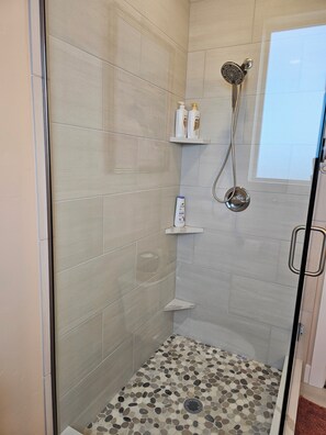 Hair dryer, towels, soap, toilet paper - High Country Hangout (Montrose)