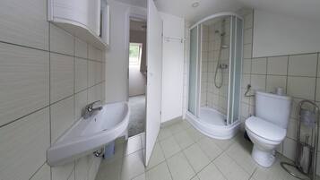 Dusche, Seife, Toilettenpapier