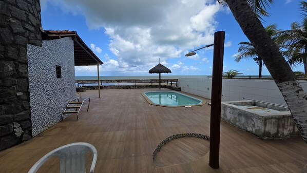 Indoor pool, outdoor pool