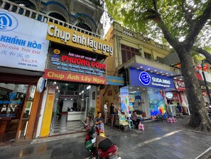 Façade de l’hébergement