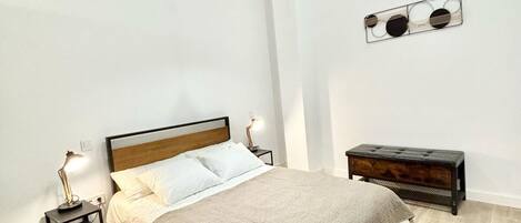 1 غرفة نوم وواي فاي وملاءات أسرّة