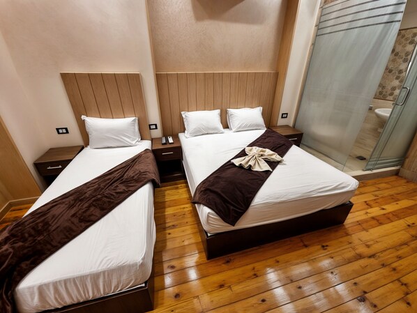 1 bedroom, Frette Italian sheets, premium bedding, down comforters