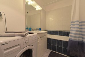 Towels, soap, toilet paper