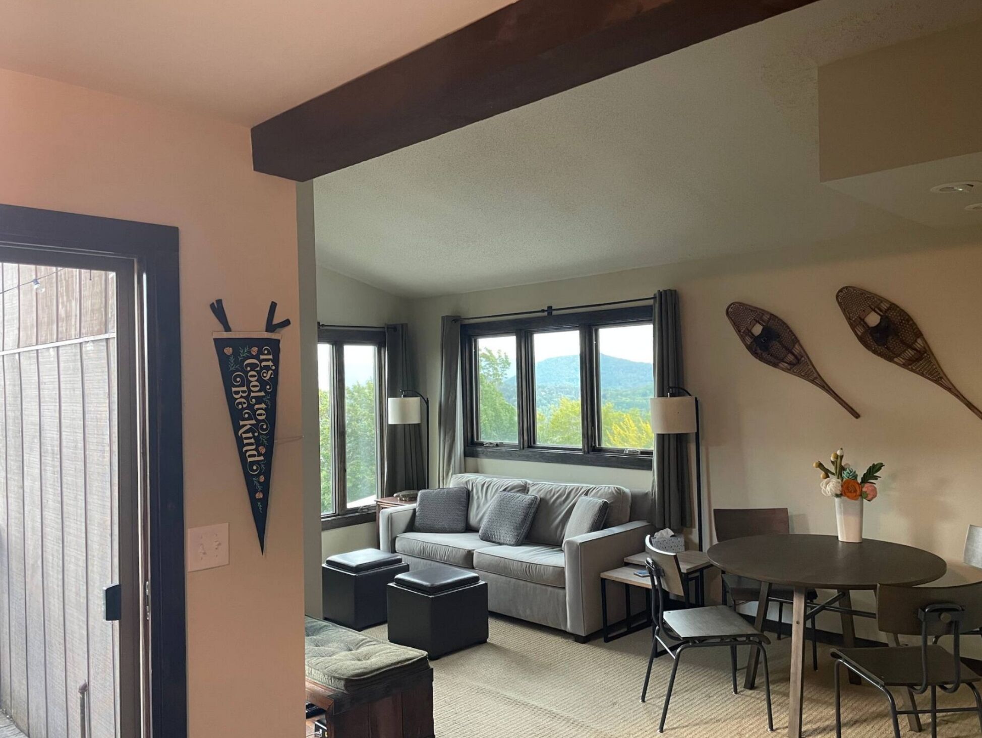 TV connectée, cheminée