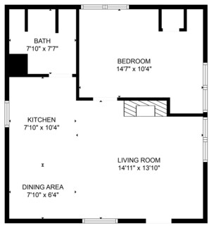 Floor plan - Spacious 5BR Cabin | Close to Maggie Valley (Waynesville)