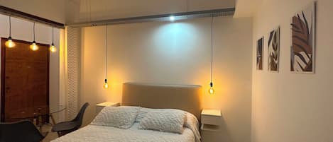 1 室のベッドルーム、アイロン / アイロン台、WiFi、ベッドシーツ