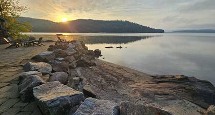 Lakeside Retreat at Schroon Lake
Spacious home with direct lakeside access