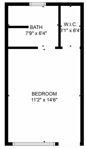 Apartment (1 Bedroom) | Floor plan