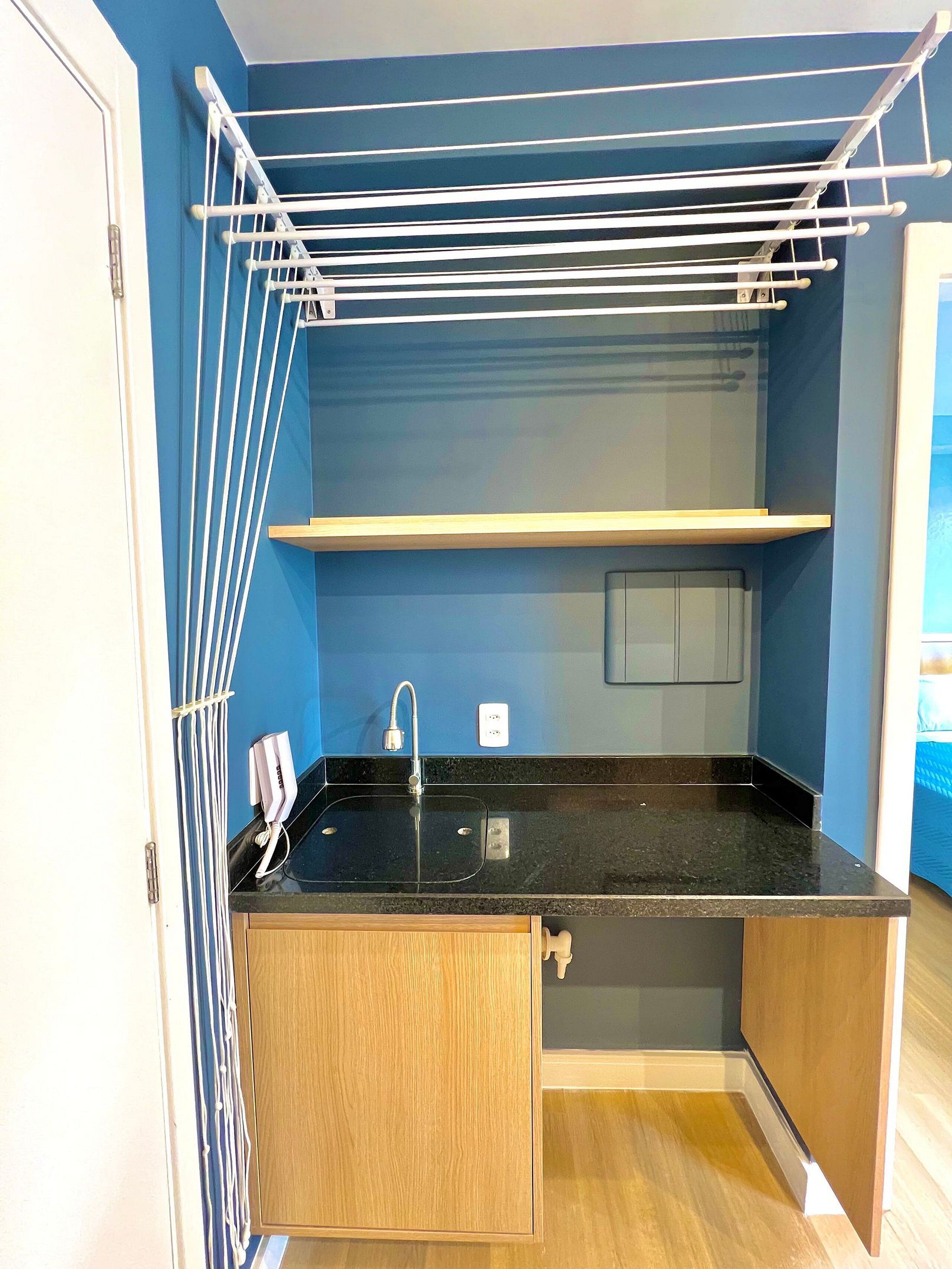 Departamento clásico | Baño | Toallas, jabón, papel de baño 