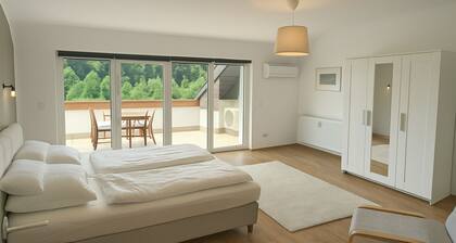 Dream apartment with a view of the Neckar