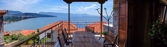 Ideally located in the village center, near the sea with breathtaking views