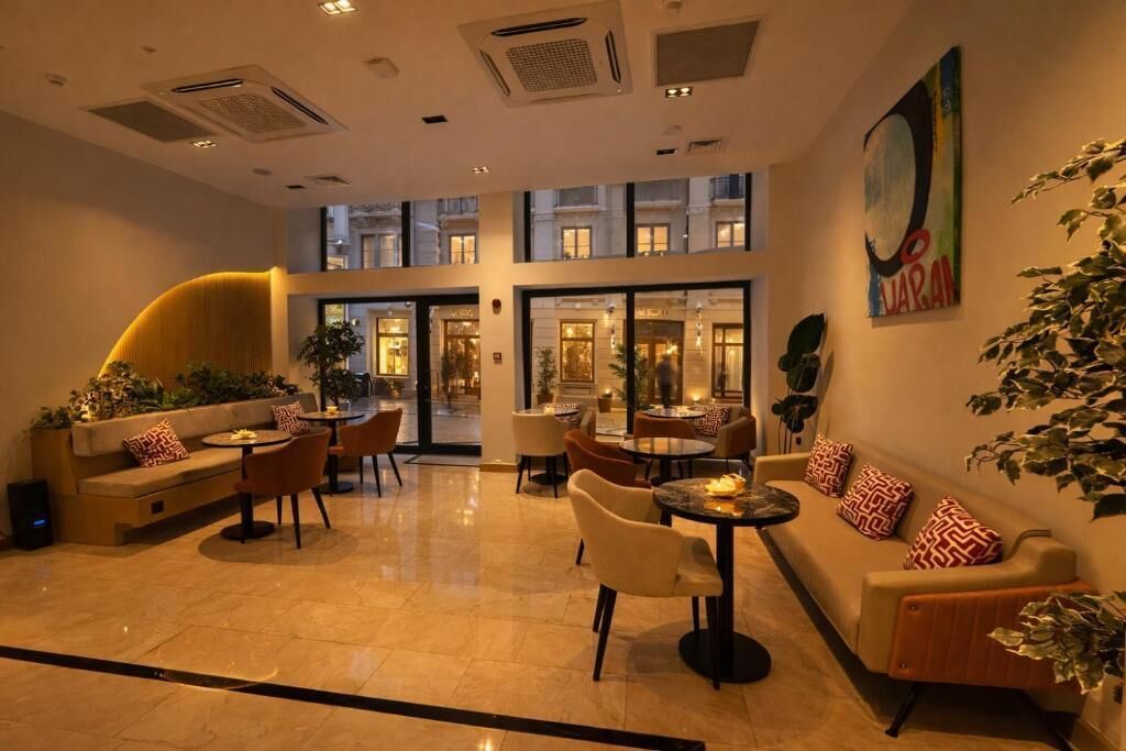 Lobby sitting area