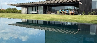 Spectacular architect's house with wonderful views of the meadows of Cantabria.