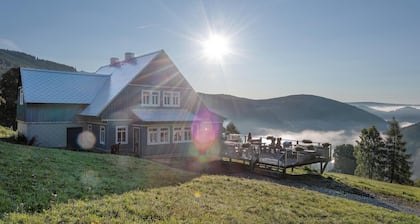 Modern, sunny studio in the Ultimate Mountain Lodge. Dog-friendly