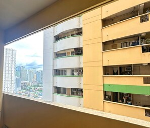 Family Apartment, 1 Queen Bed with Sofa bed, Balcony, City View | Balcony view