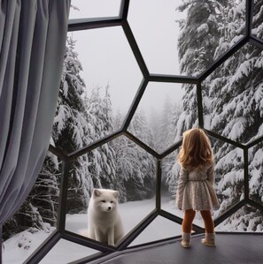 Interior - Sleep Under the Northern Lights - SKOG Aurora Igloo - Kalix (Norrbottens län)