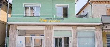 Blick von der Unterkunft