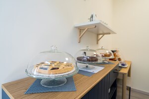 Daily buffet breakfast (EUR 5 per person)