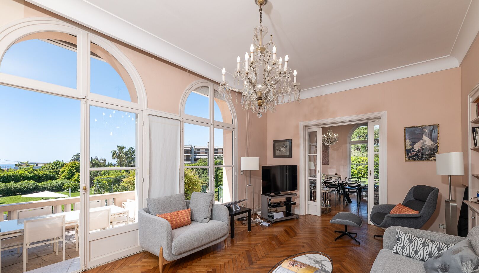 La Gloriette D'azur, Swimming Pool And Sauna With Sea View - Cannes