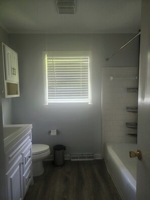 Towels, soap, toilet paper